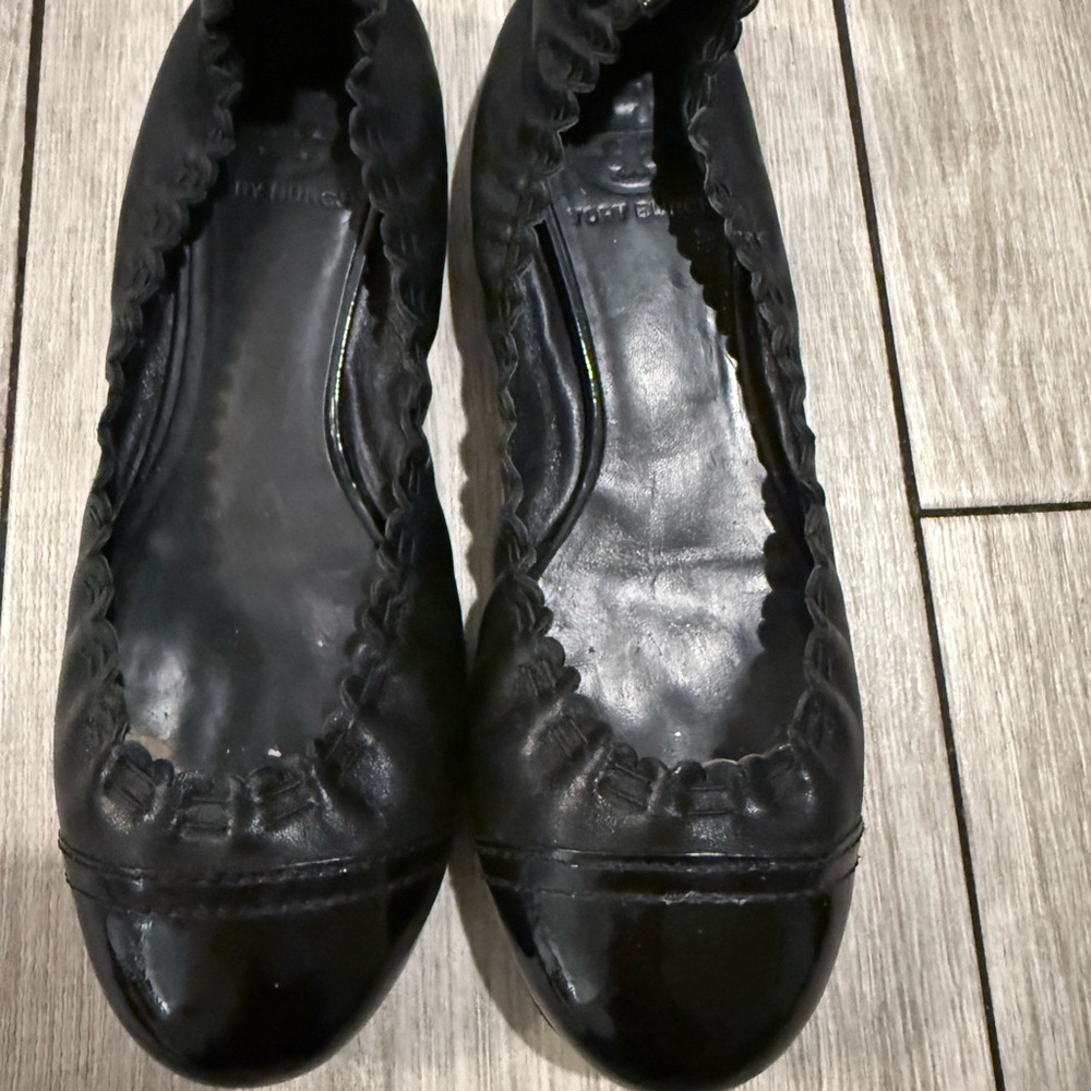 Tory Burch Abbey black Flats size 7